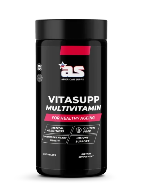 American Supps VITASUPP Multivitamin | Healthy Ageing, Immune & Heart Health Support | 120 Tablets