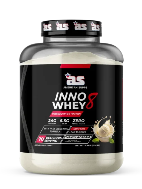 American Supps INNO WHEY 8 Premium Whey Protein 4.99 LB | 24g Protein